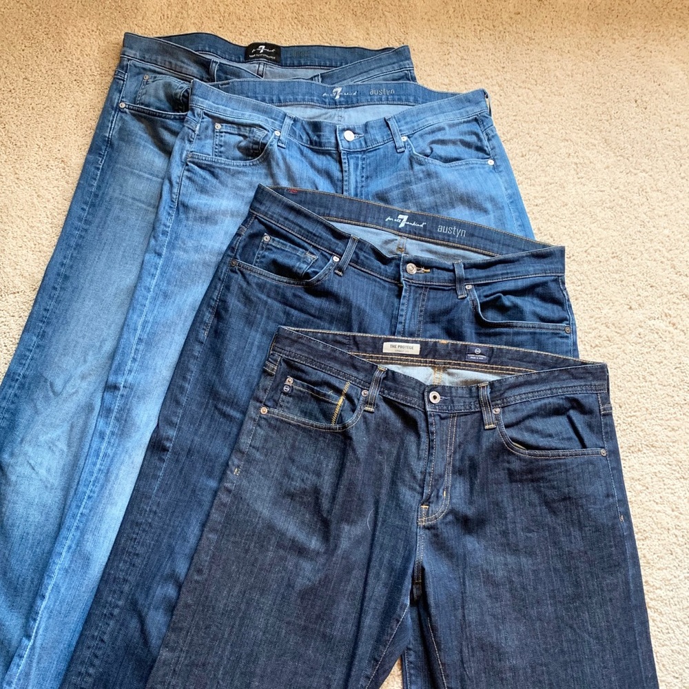 Set of Men’s Seven and AG jeans